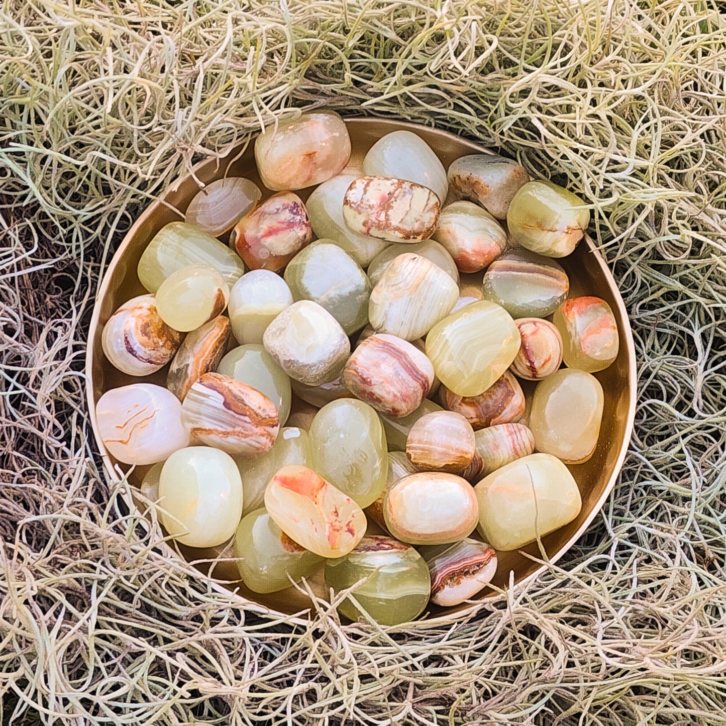 Green Onyx Tumble