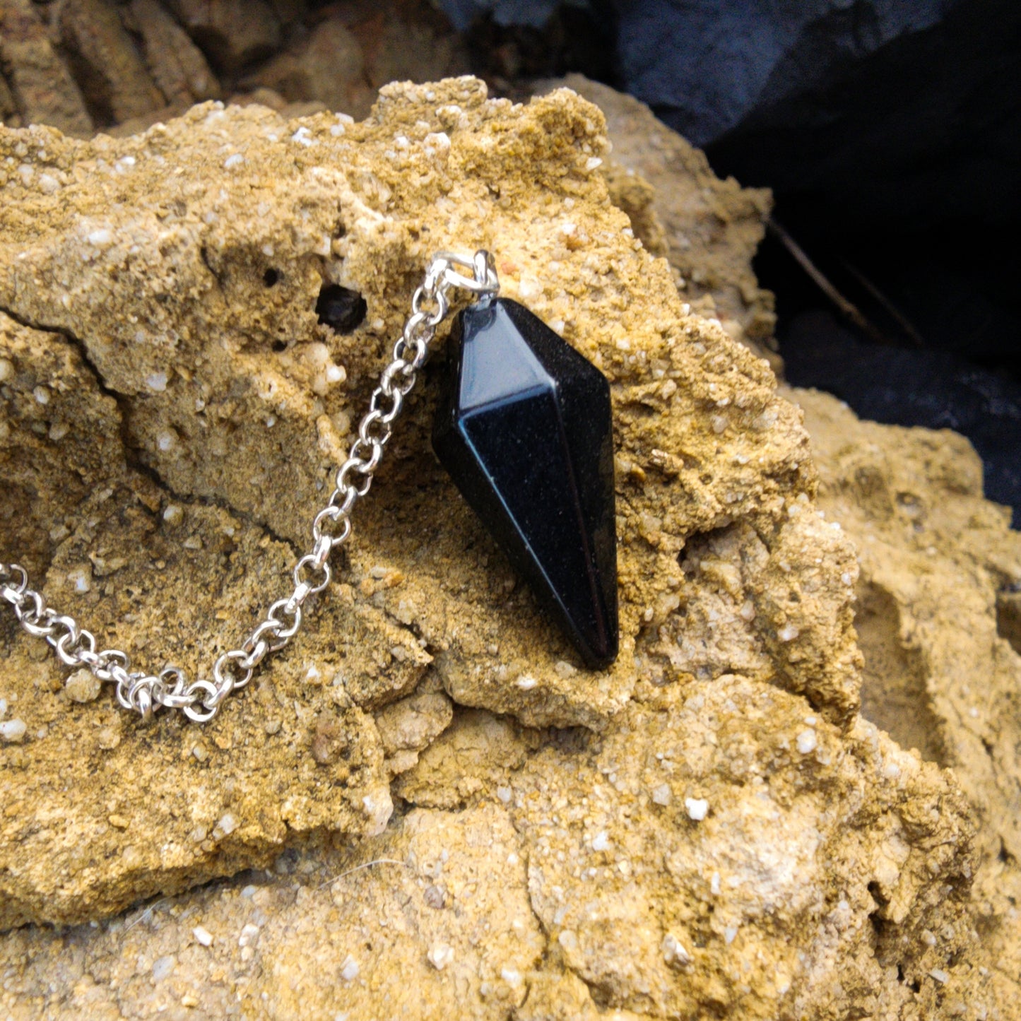 Black Obsidian Pendulum
