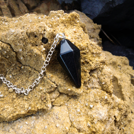 Black Obsidian Pendulum